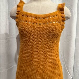 J. Crew Mustard Knit Top